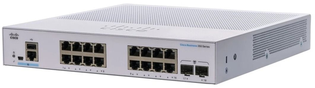 CISCO CBS350 Managed 16-port GE, 2× 1G SFP