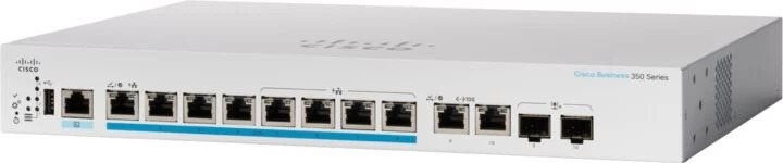 Cisco cbs350 managed 8-port 2.5ge, poe, 2x10g combo