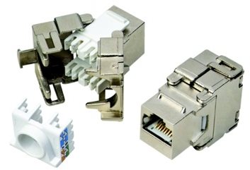 Datacom RJ45 STP CAT5E SILVER önmetsző zárókő