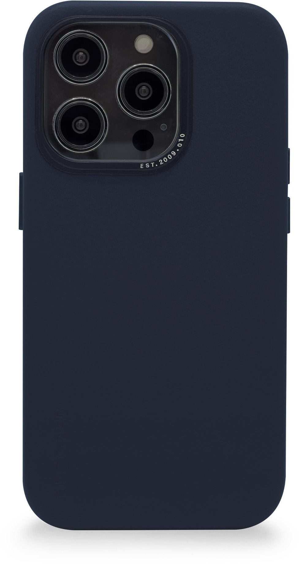 Telefon tok Decoded Leather Backcover Navy iPhone 14 Pro Max