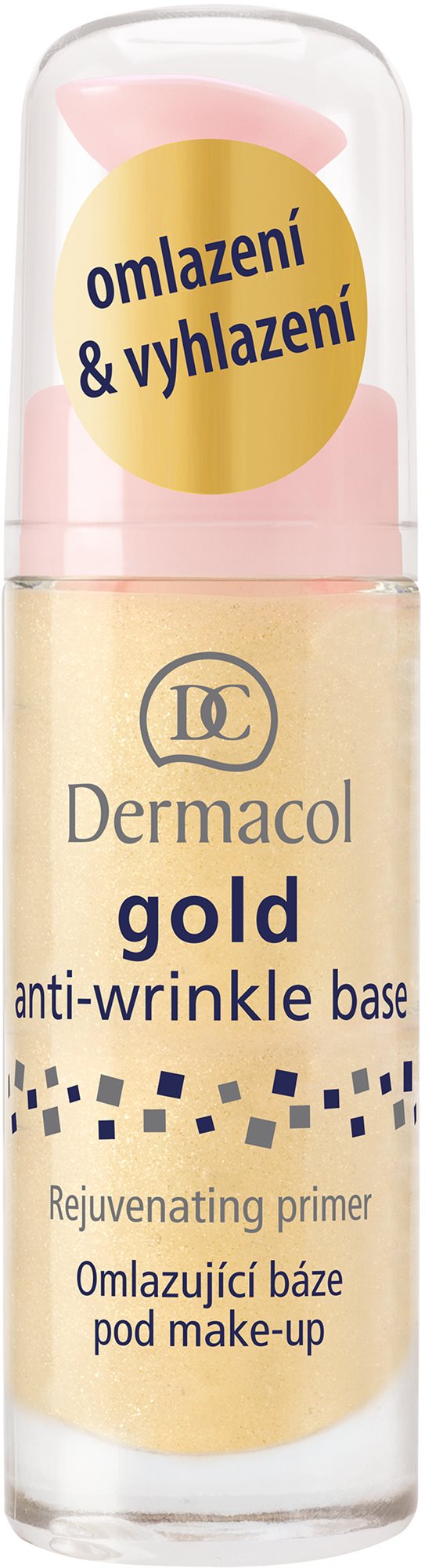 Primer DERMACOL Gold Anti-Wrinkle Make-Up Base Rejuvenating Primer 20 ml