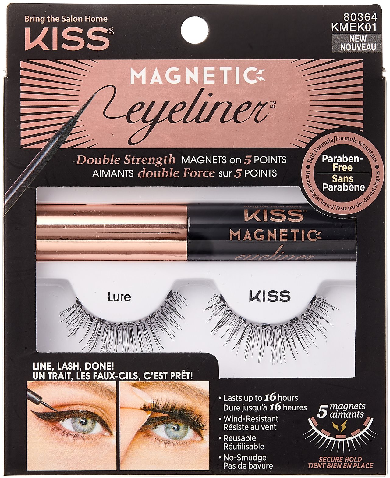 KISS Magnetic Eyeliner Kit - 01