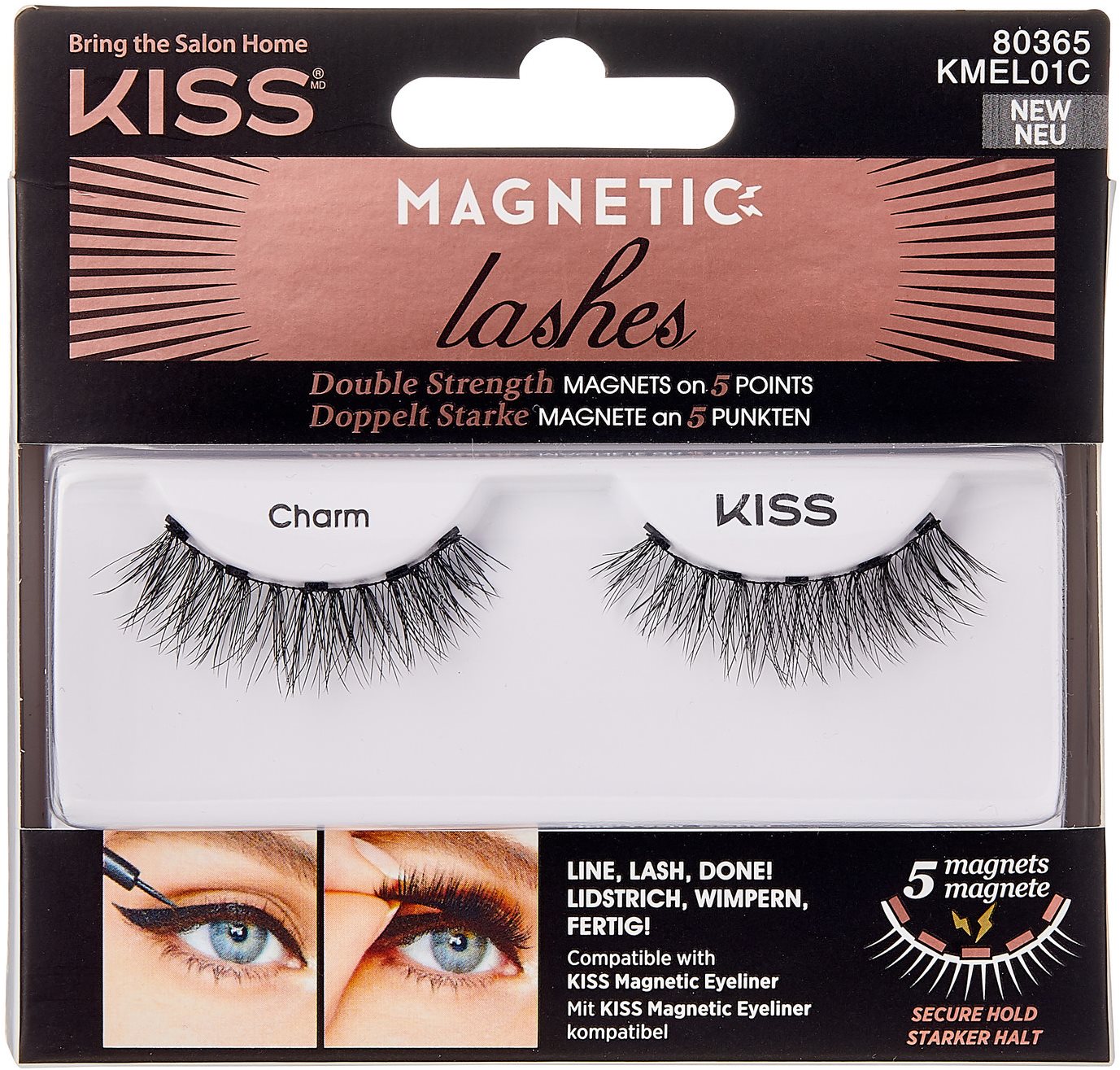 KISS Magnetic Eyeliner Lash - 01