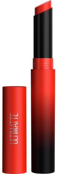 Maybelline Color Sensational Ultimatte Slim hosszan tartó rúzs árnyalat 299 More Scarlet 2 g