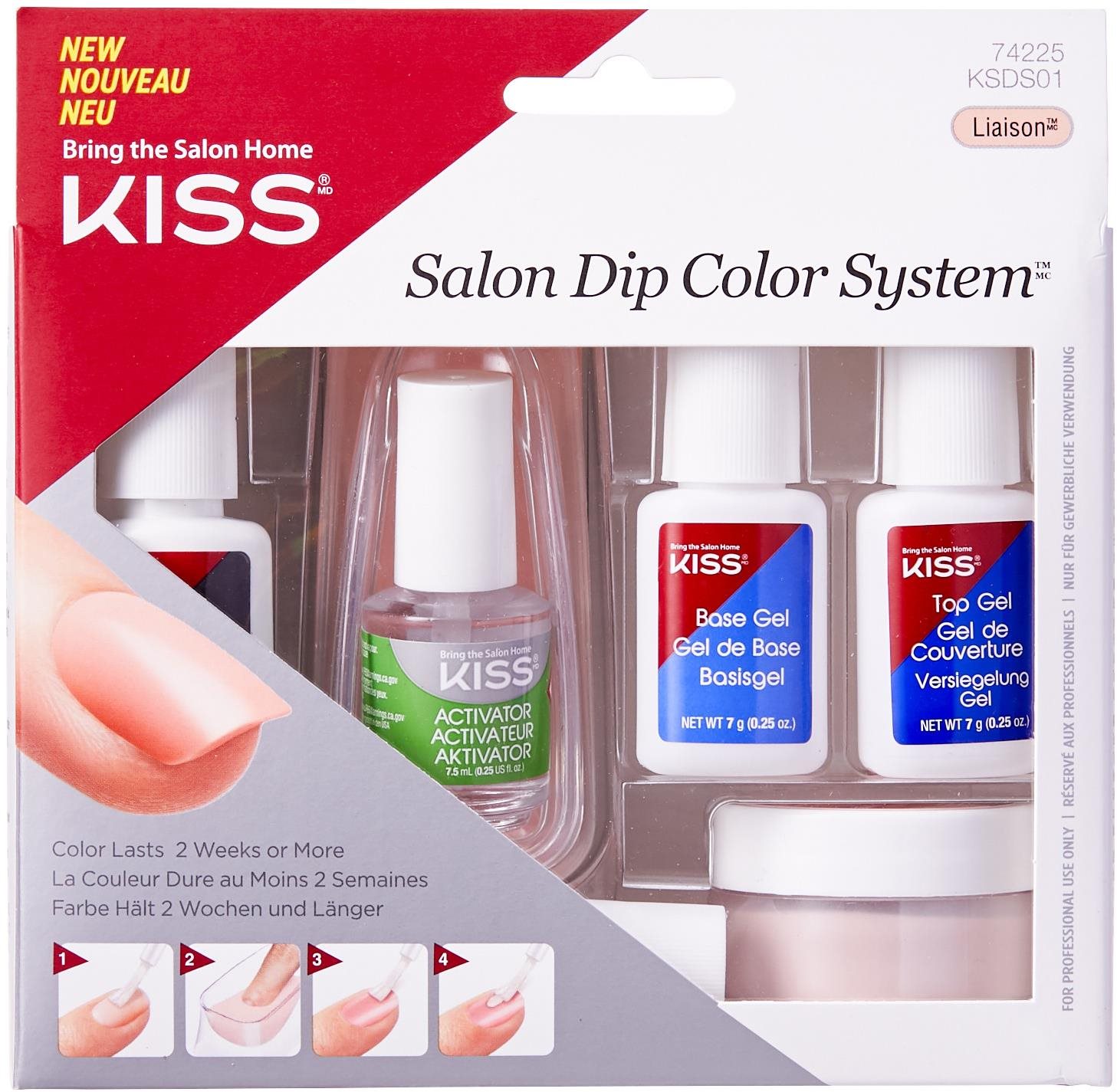 KISS Salon Dip Color System Kit