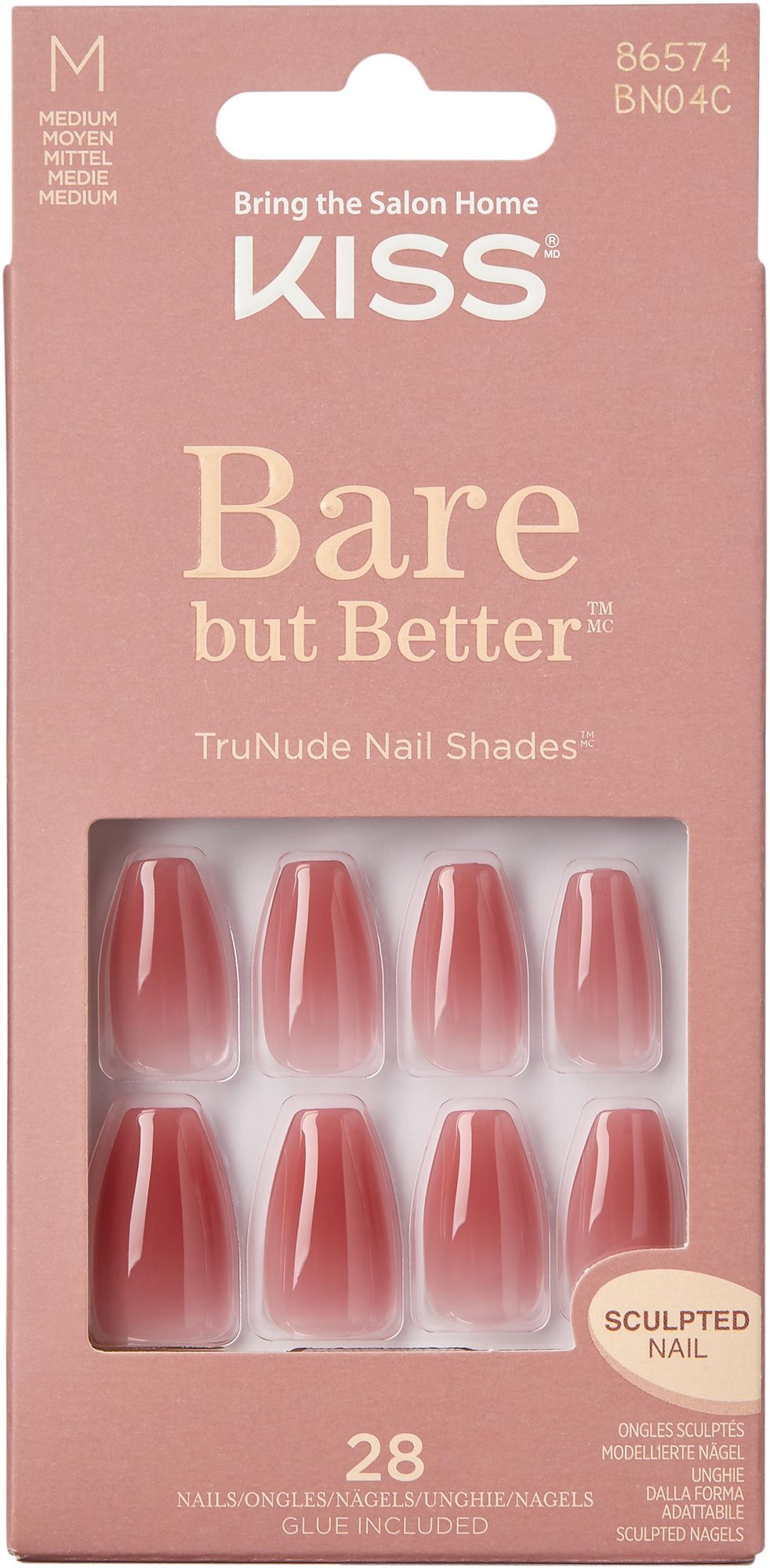 KISS Bare-But-Better Nails - Nude Nude