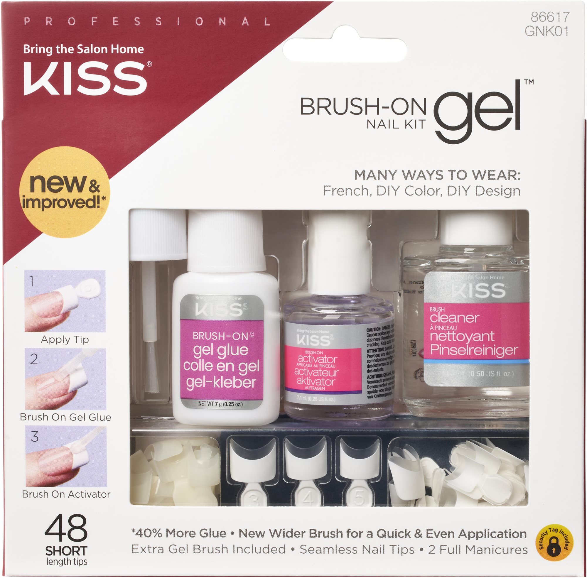 KISS Brush-On Gel Nail Kit