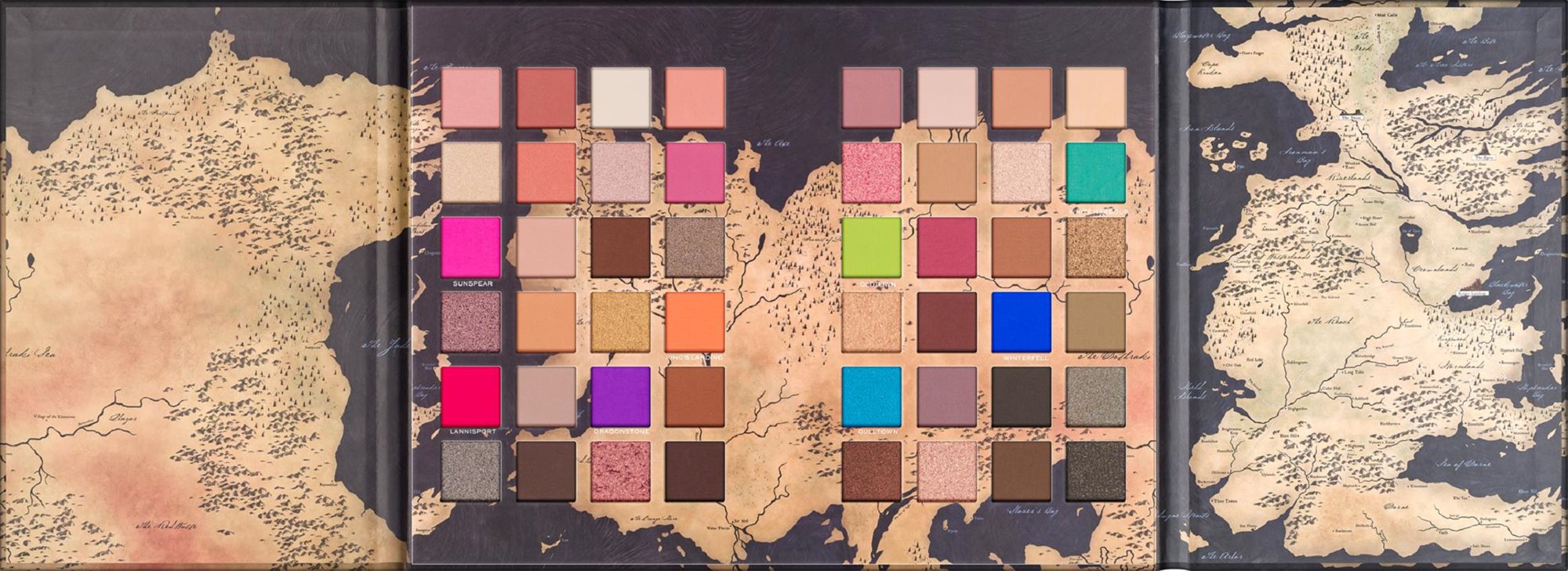 REVOLUTION X Game of Thrones Westeros Map Palette