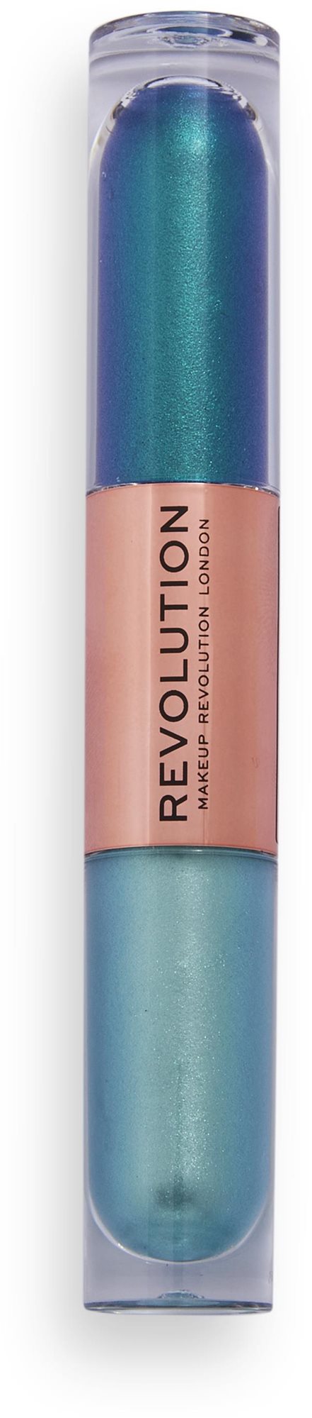 REVOLUTION Double Up Liquid Shadow Tranquillity Blue
