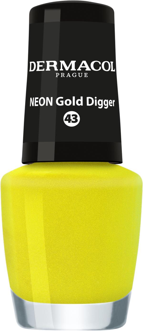 DERMACOL Neon Gold Digger Körömlakk No. 43 5 ml