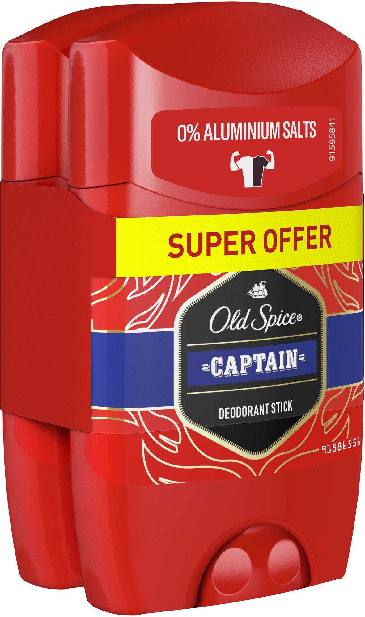 Dezodor OLD SPICE Captain deo pack 2× 50 ml