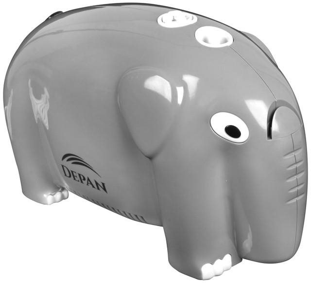 DEPAN kompresszoros inhalátor elefánt, szürke