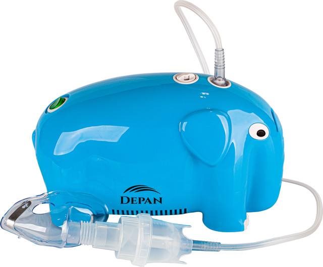 DEPAN kompresszoros inhalátor elefánt, kék