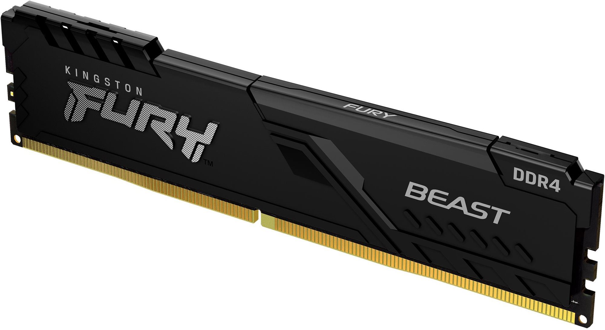 RAM memória Kingston FURY 16GB DDR4 3733MHz CL19 Beast Black 1Gx8