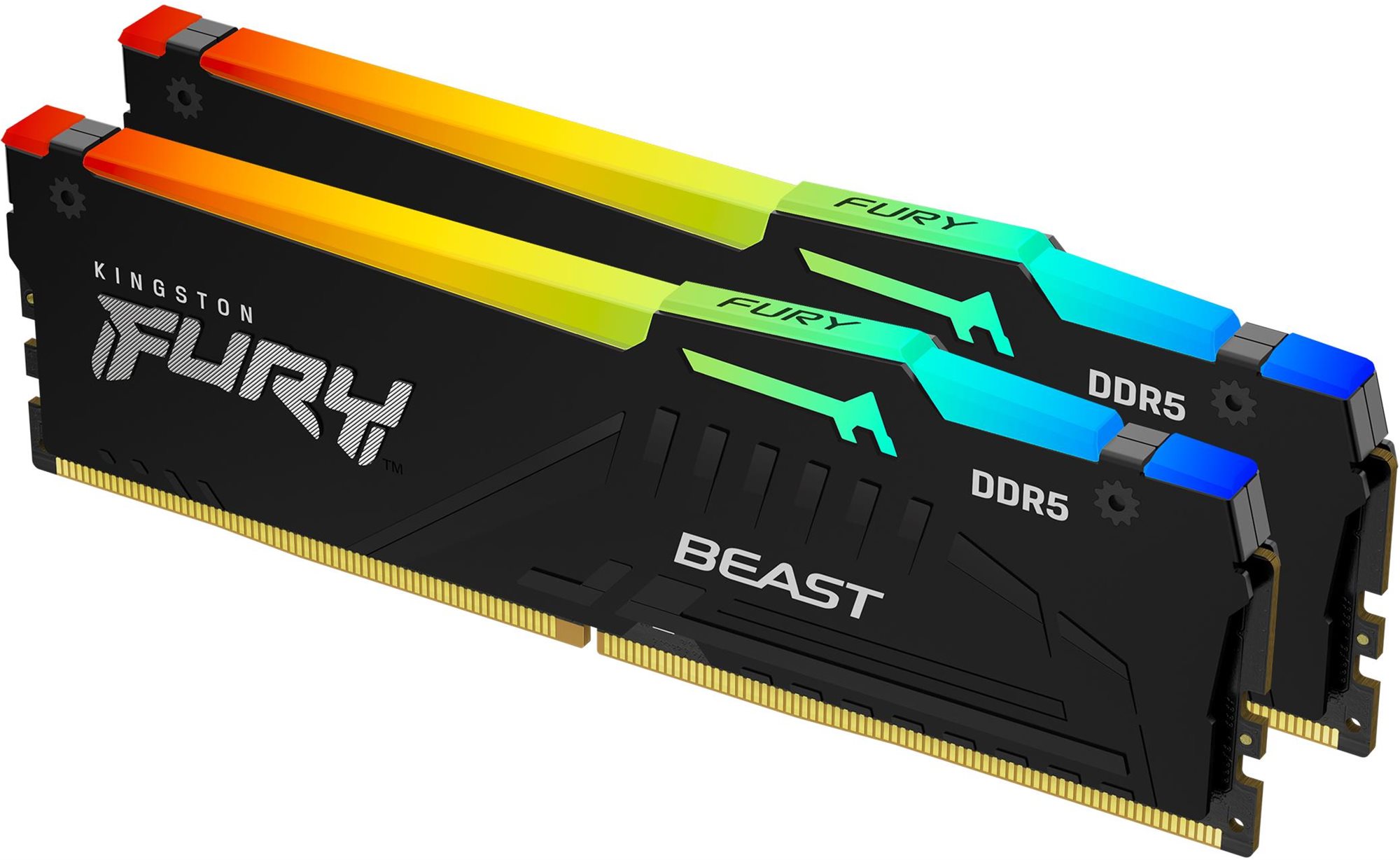 RAM memória Kingston FURY 64GB KIT DDR5 6000MHz CL40 Beast RGB XMP