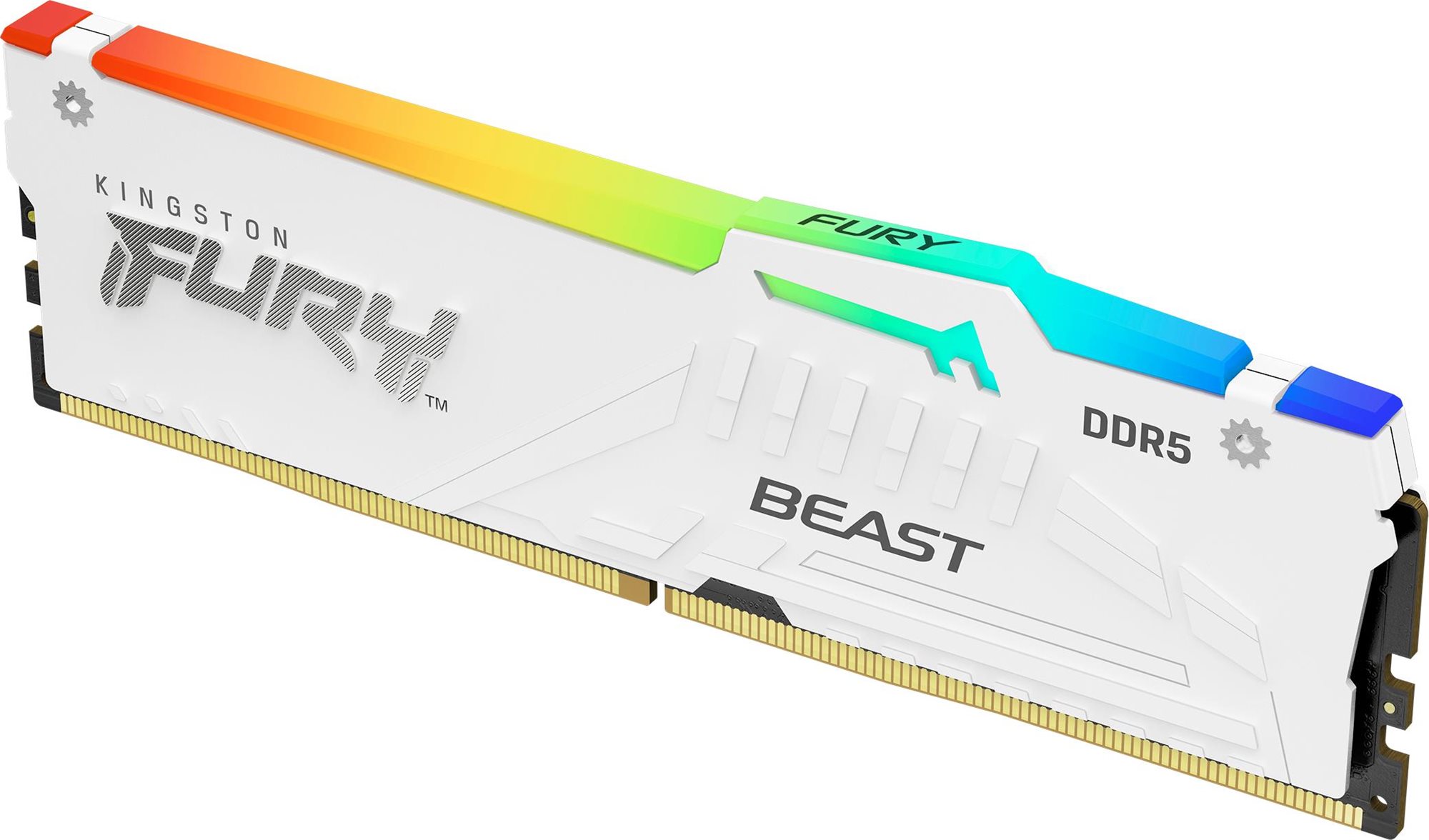 RAM memória Kingston FURY 32GB DDR5 5600MHz CL36 Beast White RGB EXPO