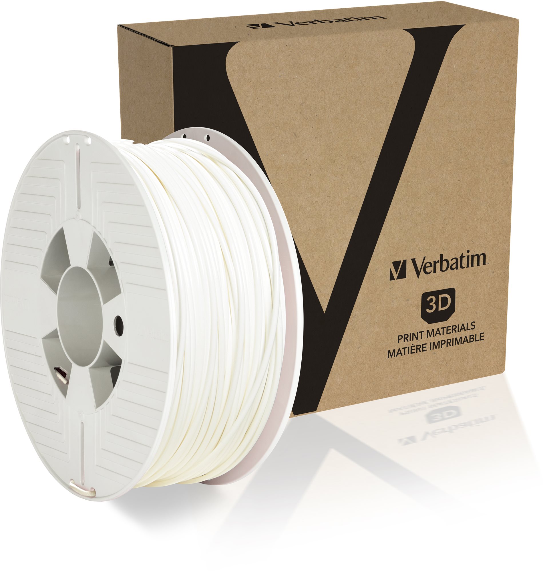Verbatim PLA 2,85 mm-es 3D nyomtató szál, fehér, 1 kg
