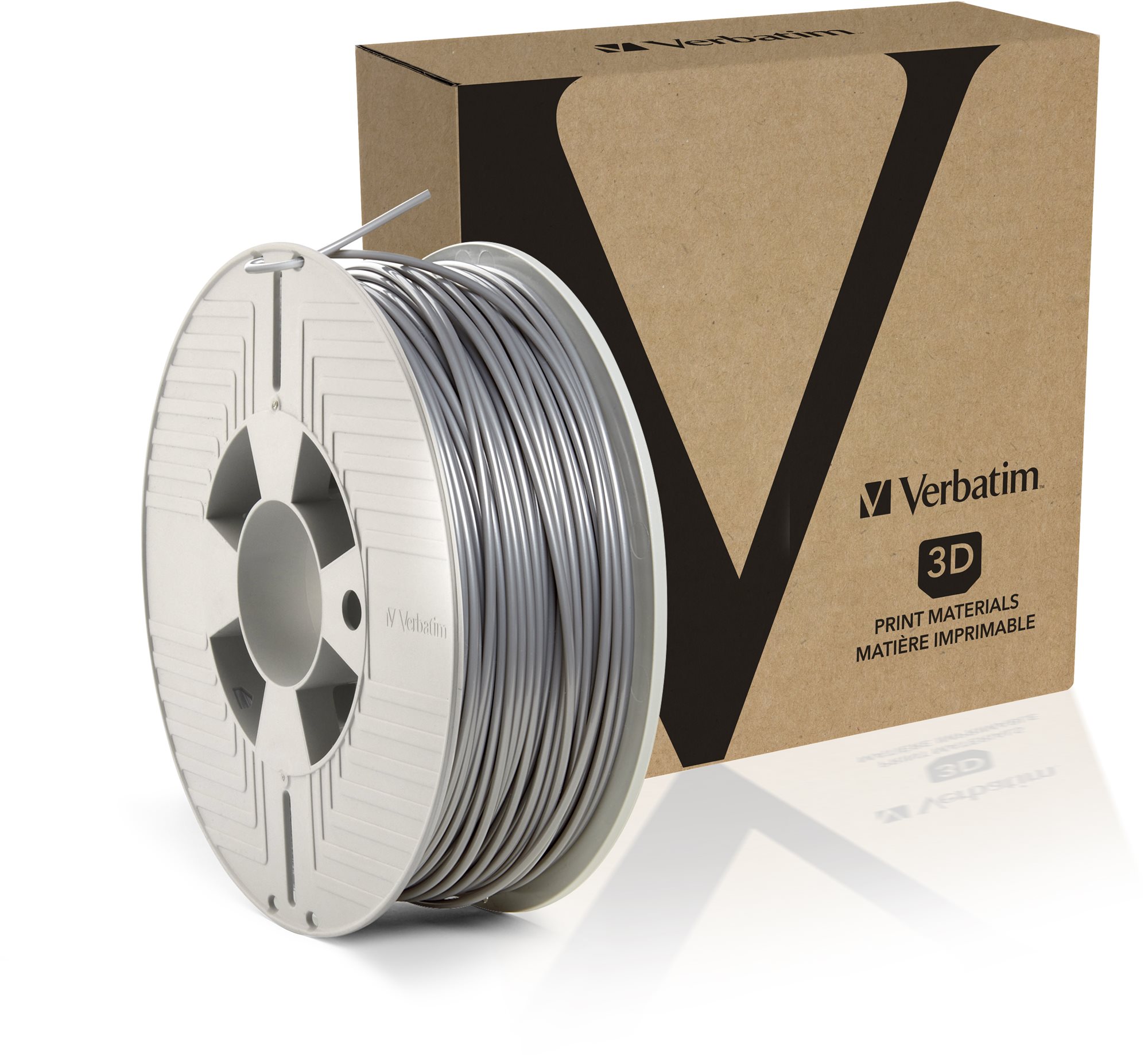 Verbatim PLA 2,85 mm-es 3D nyomtató szál, ezüst, 1 kg
