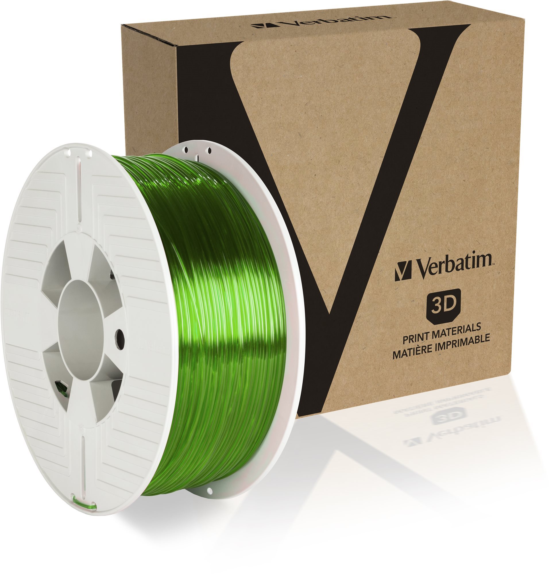 Verbatim PET-G 1.75mm 1kg, átlátszó zöld