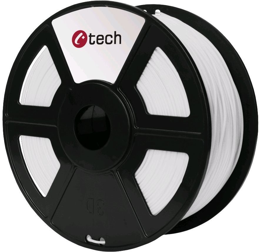 C-TECH Nyomtatószál (filament) ABS, 1, 75 mm, 1 kg, fehér