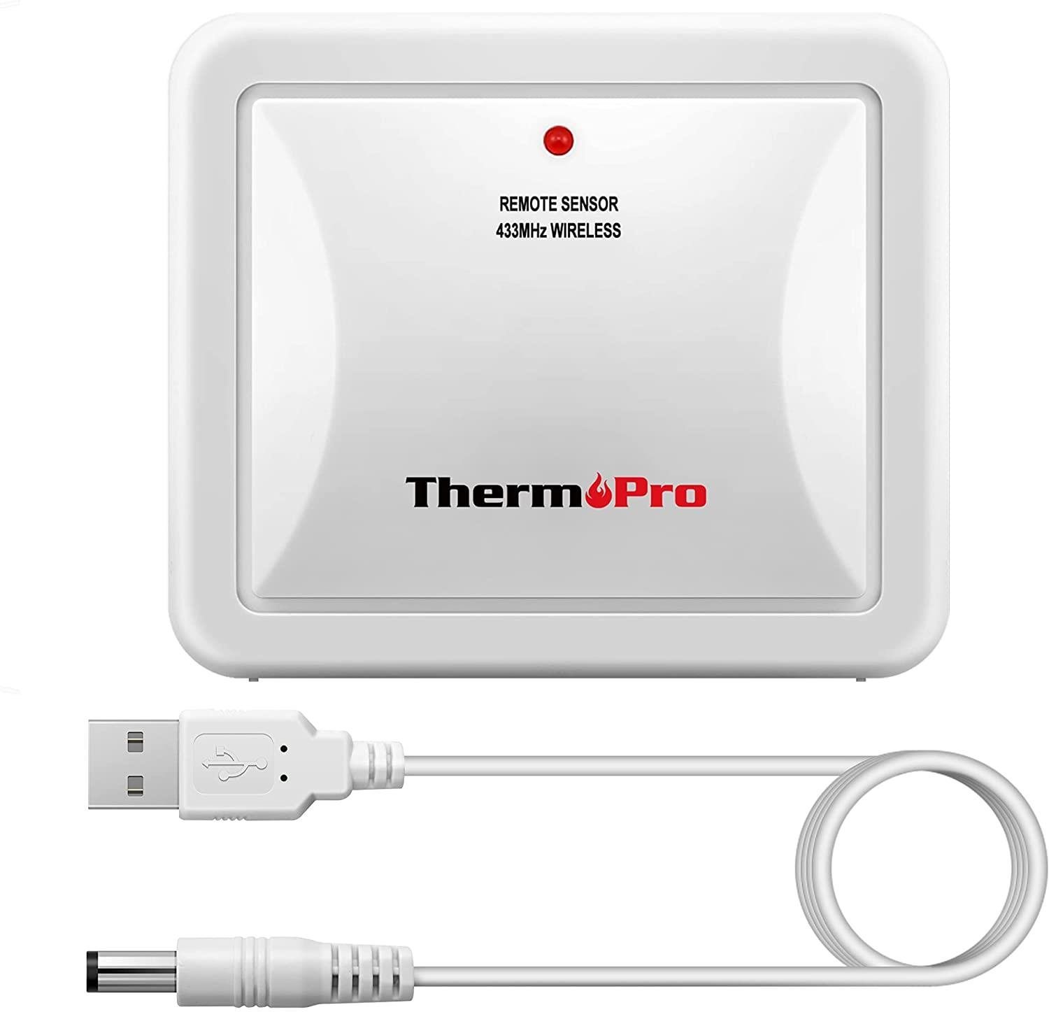 ThermoPro kültéri érzékelő, újratölthető