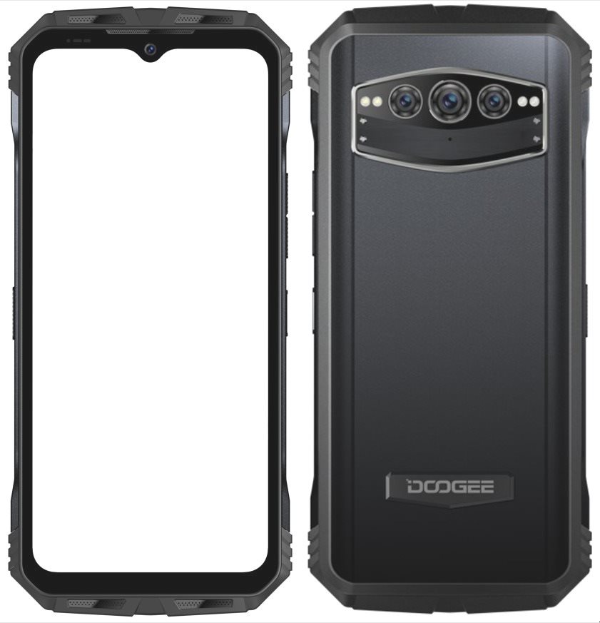 Mobiltelefon Doogee V30T 20 GB (12 GB+8 GB)/256 GB fekete
