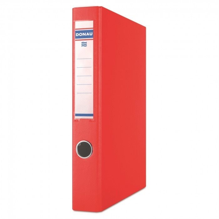 DONAU dupla gyűrűs iratgyűjtő, A4, 4,5 cm, piros