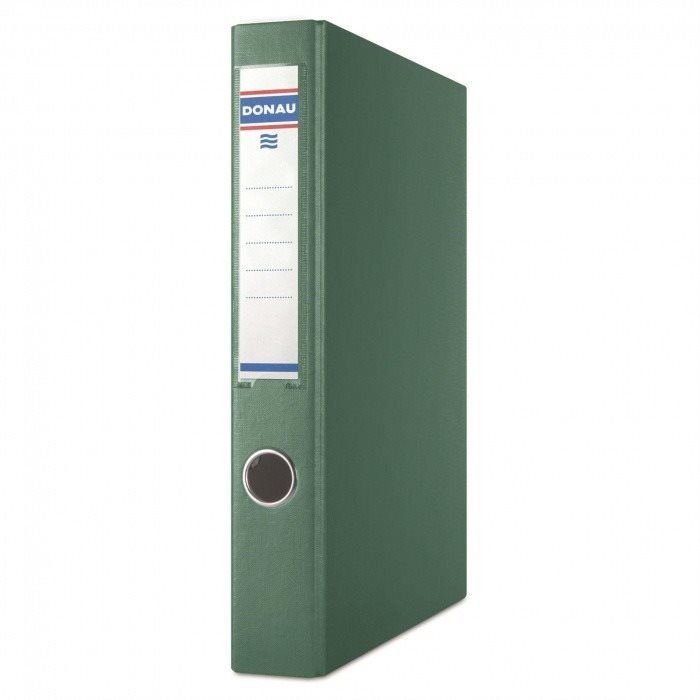 DONAU duplagyűrűs iratgyűjtő, A4, 4,5 cm, zöld
