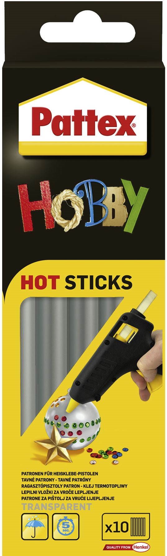 PATTEX Hobby Hot Sticks 11 mm, 10 db
