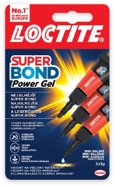 LOCTITE Super Bond Power Gel Mini Trió 3×1g