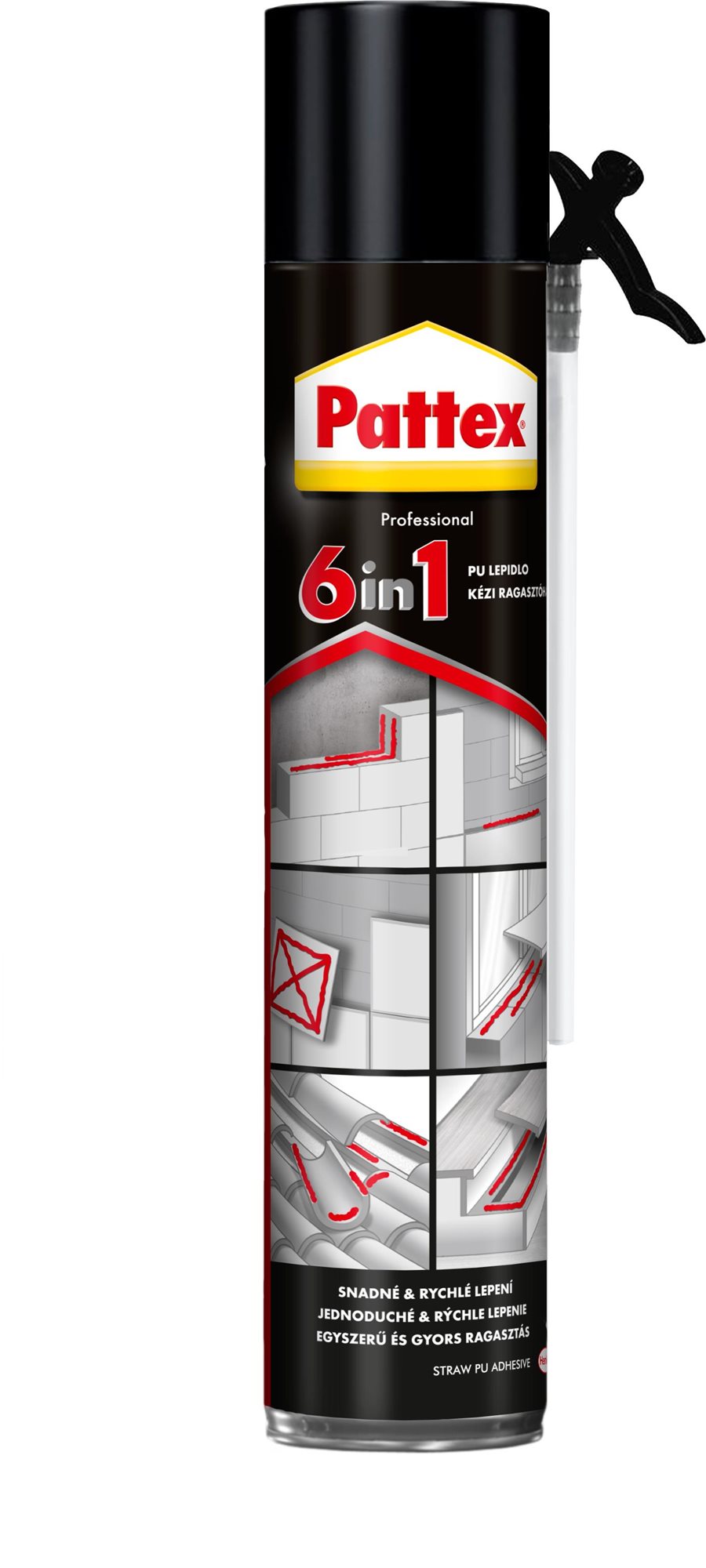 PATTEX 6 az 1-ben kartusos PU hab 750 ml