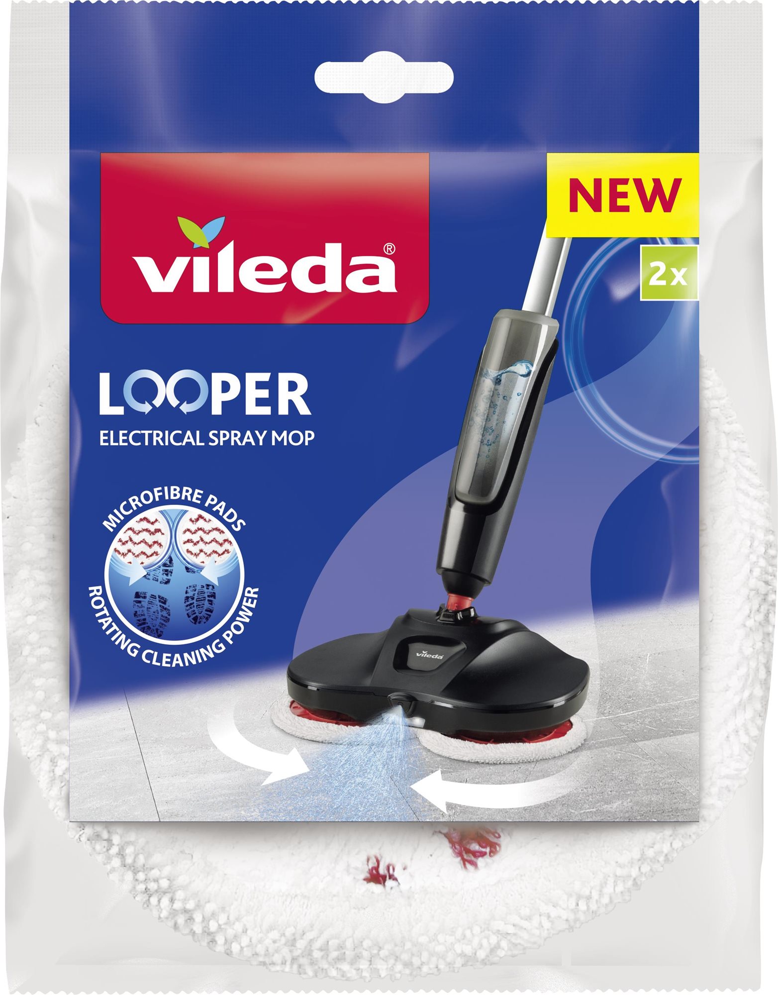 Elektromos spray felmosó kiegészítő szett 2 db-os Looper - Vileda