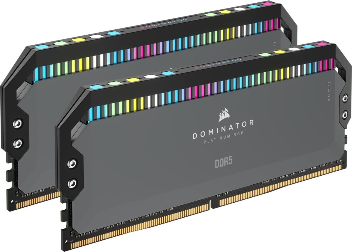 Corsair 32GB KIT DDR5 5600MHz CL36 Dominator Platinum RGB Grey for AMD
