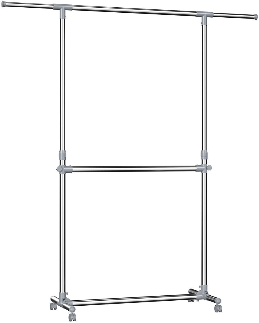 Saimon mobil állvány, 198 cm, ezüst / szürke