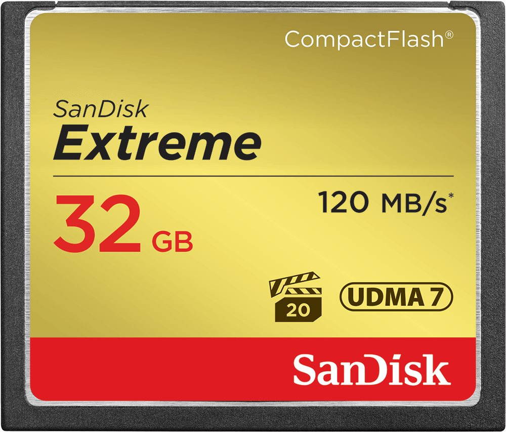 Memóriakártya Sandisk Compact Flash 32GB Extreme