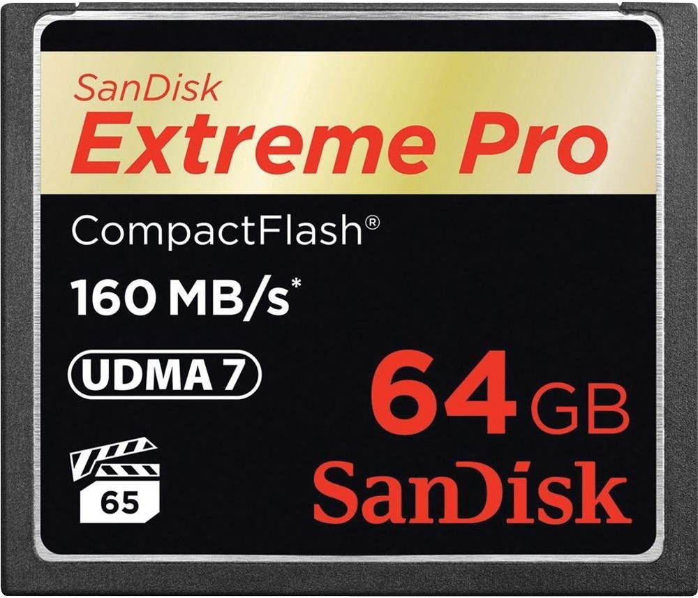 SanDisk Compact Flash 64GB 1000X Extreme Pro