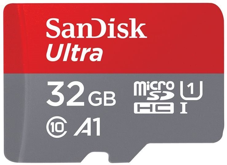 SanDisk microSDHC Ultra 32GB + SD adapter