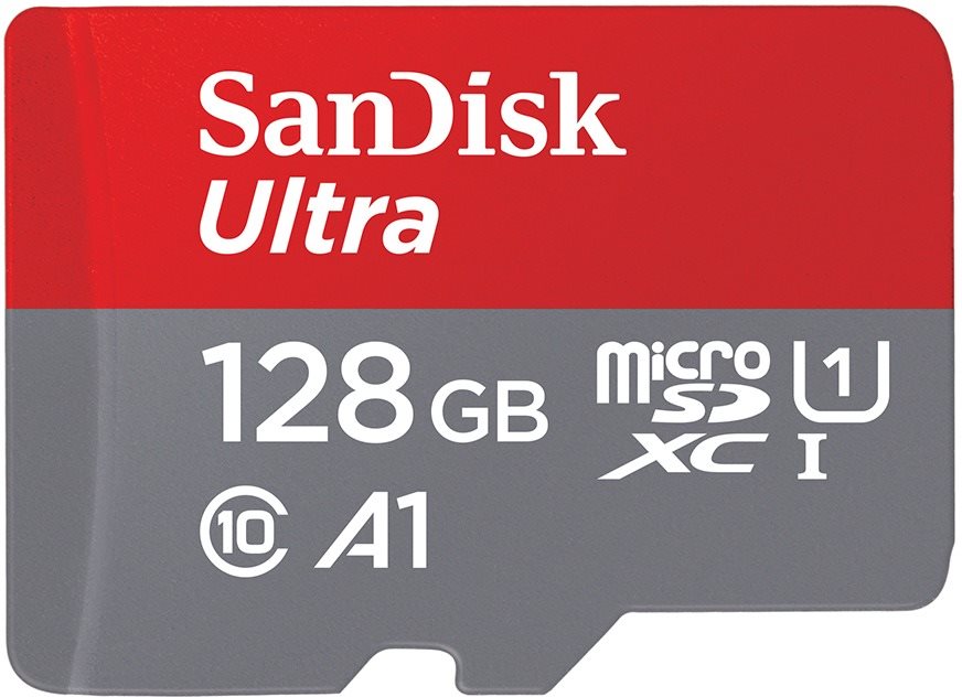 SanDisk MicroSDX Ultra 128GB + SD adapter