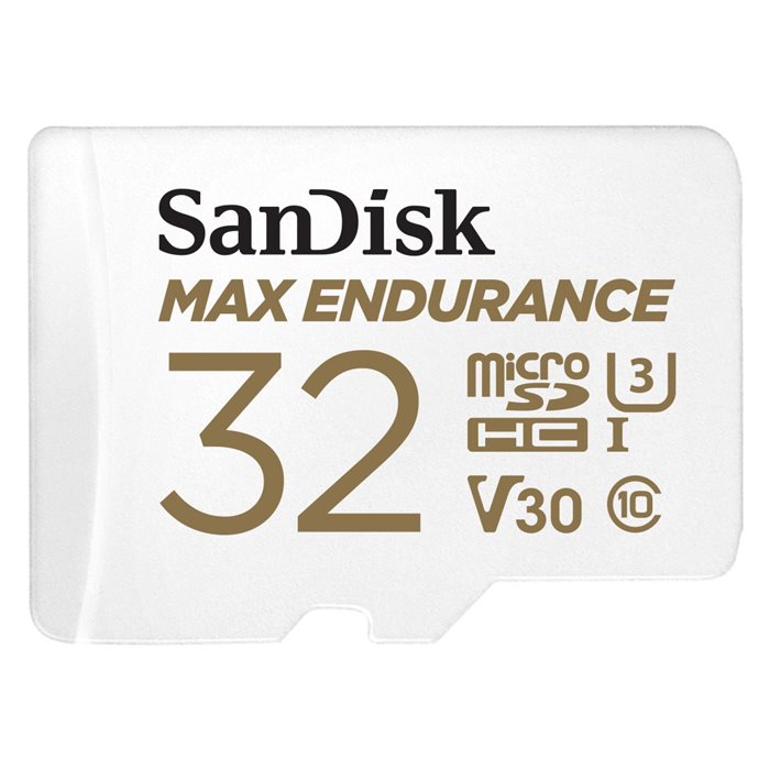 SanDisk microSDHC 32GB Max Endurance + SD adapter