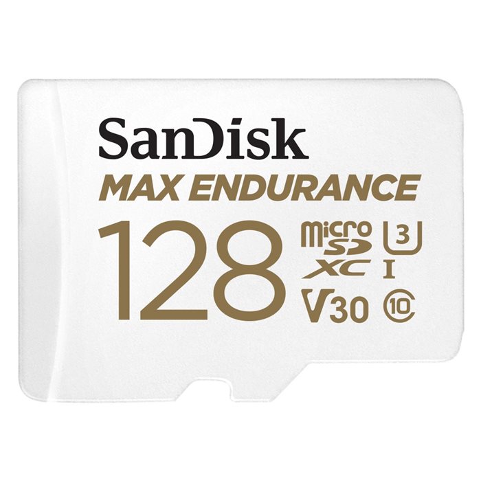 SanDisk microSDXC 128GB Max Endurance + SD adapter
