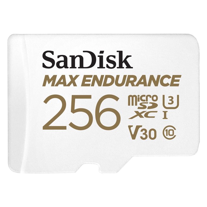 SanDisk microSDXC 256GB Max Endurance + SD adapter