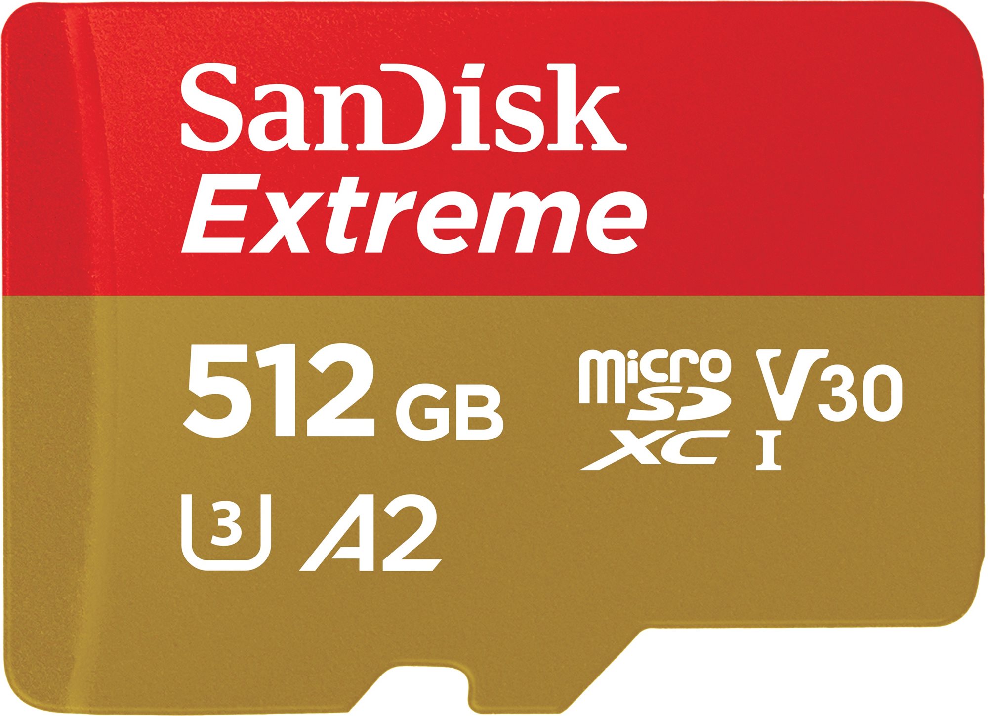 SanDisk microSDXC 512 GB Extreme + Rescue PRO Deluxe + SD adapter