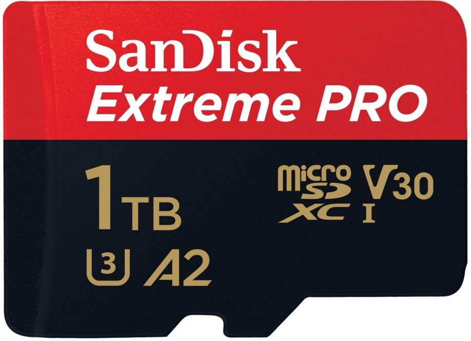 SanDisk microSDXC 1 TB Extreme PRO + Rescue PRO Deluxe + SD adapter