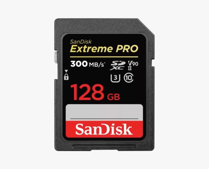 SanDisk SDXC 128 GB Extreme PRO UHS-II