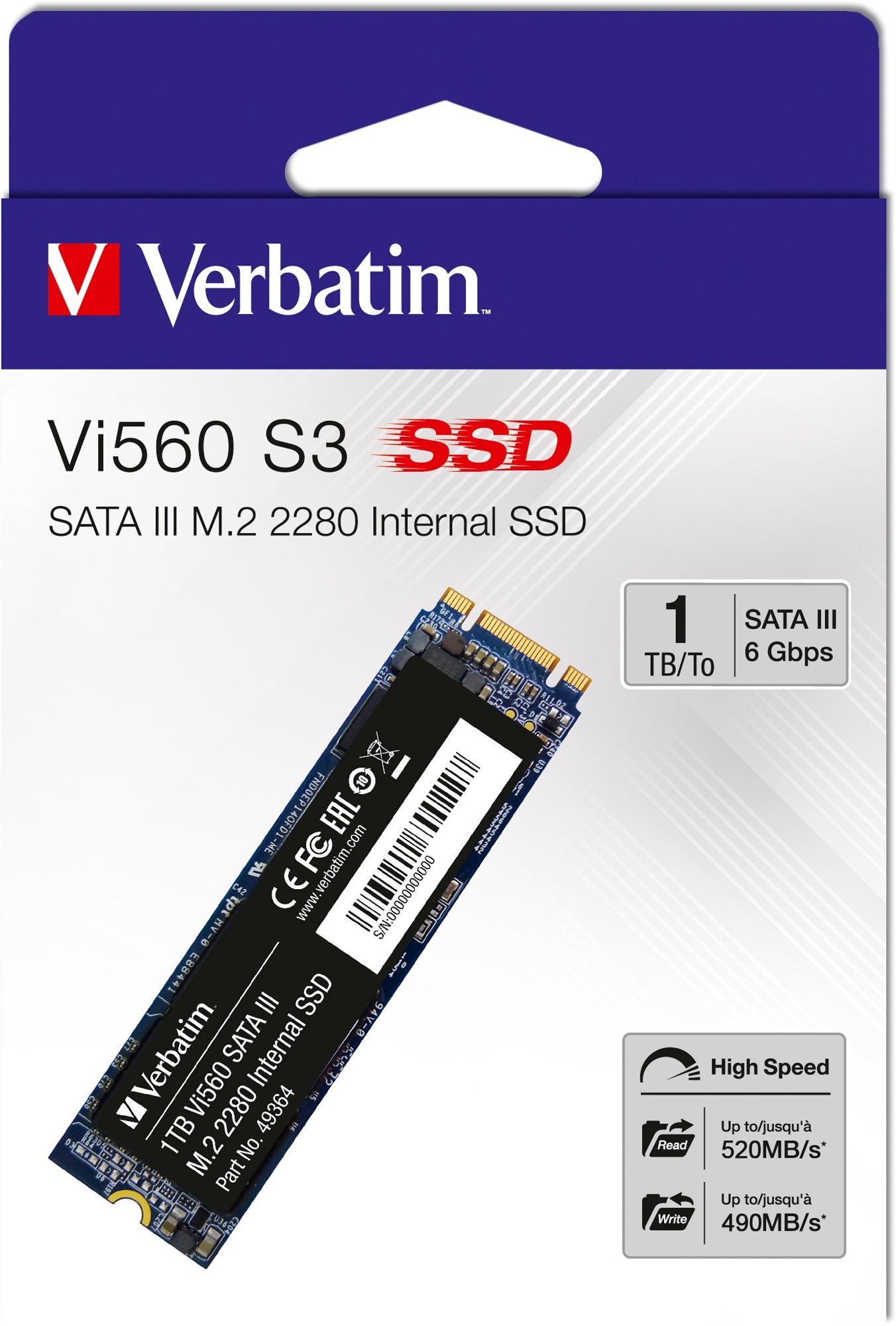 SSD meghajtó Verbatim VI560 S3 1TB