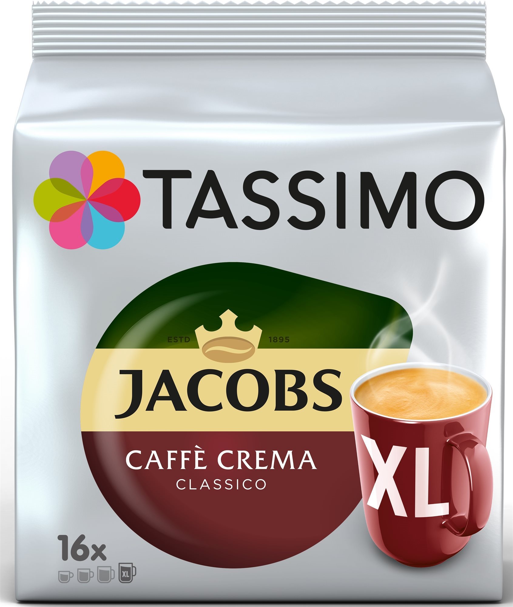TASSIMO Jacobs Café Crema XL 16 adag