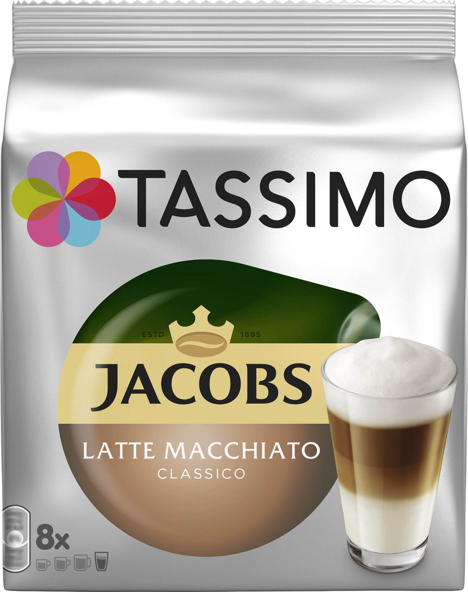 TASSIMO Jacobs Latte Macchiato Kapszula 8 adag
