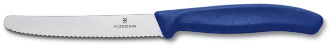 Victorinox paradicsomvágó kés hullámos pengével 11 cm kék