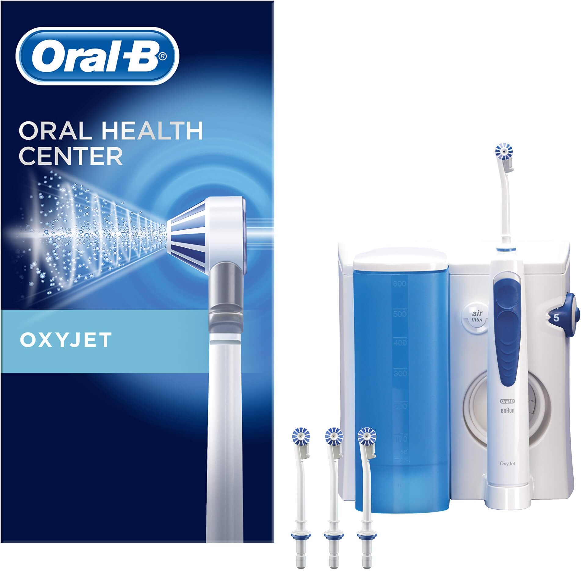 Oral-B Oxyjet MD20 + Oral-B iO Series 5 White mágneses fogkefe