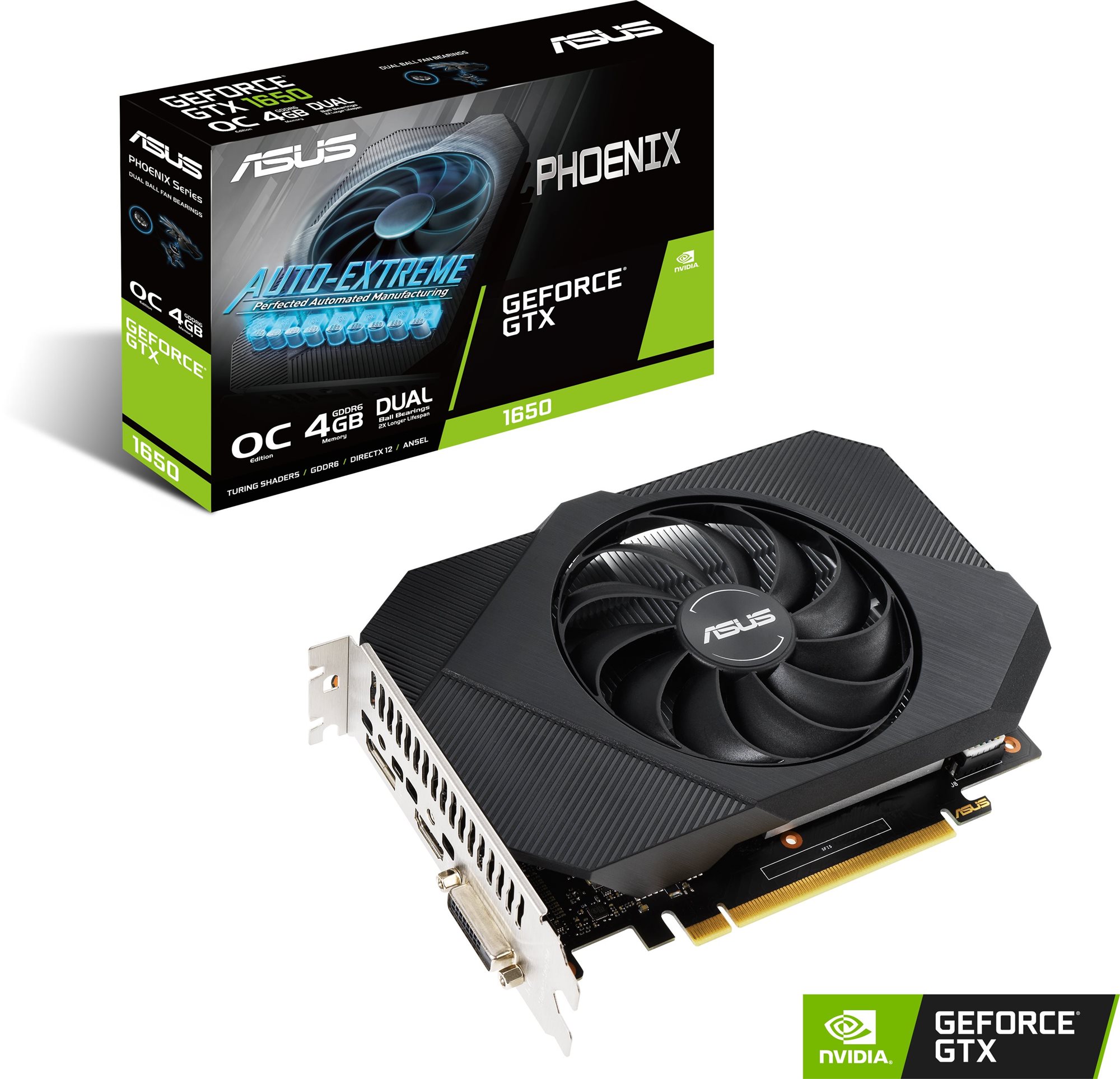 ASUS PHOENIX GeForce GTX 1650 O4G D6